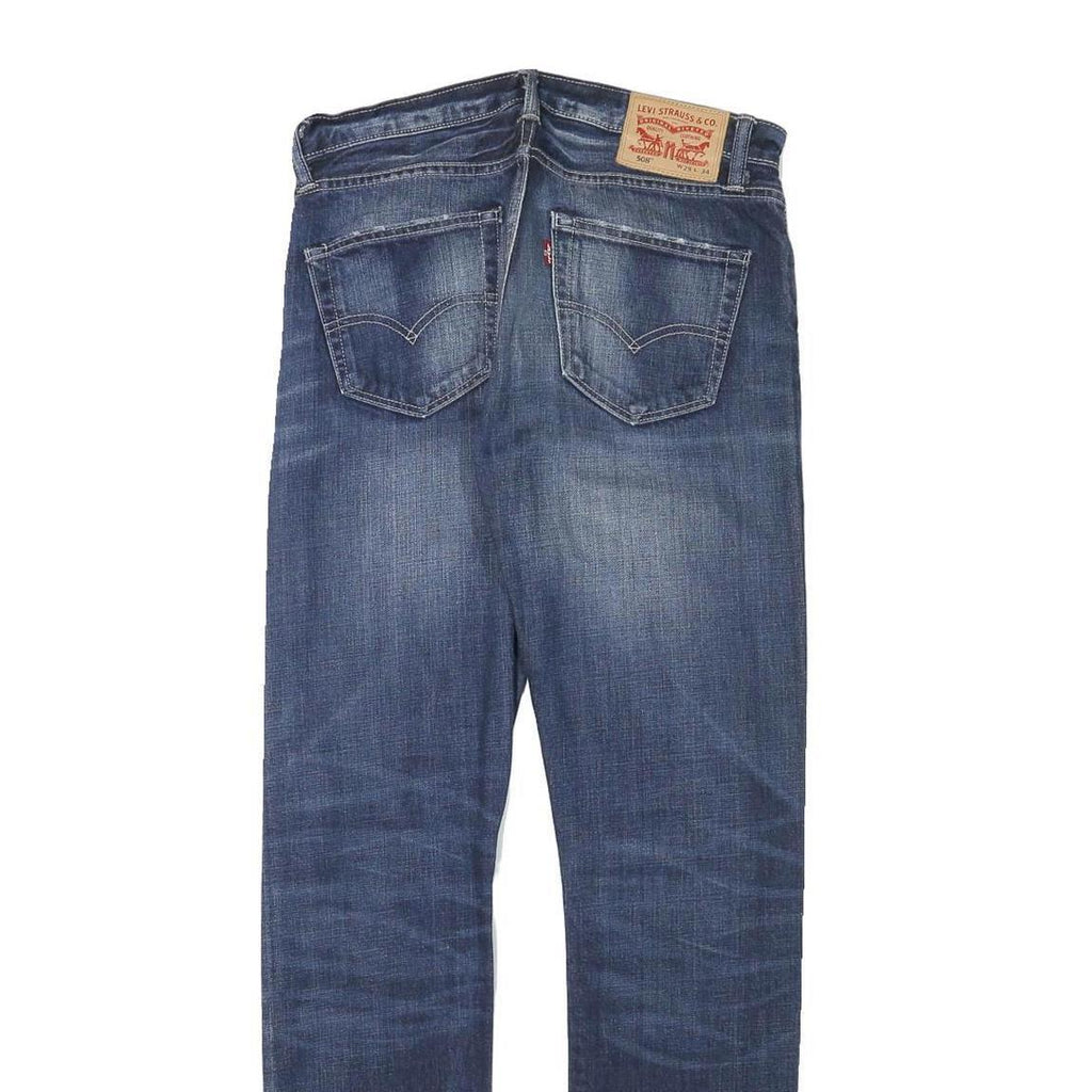 LEVI'S Mens Regular Fit Blue Denim Jeans W30 L30 Classic Zip Closure Cotton