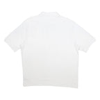 KAPPA Mens White Short Sleeve Plain 2XL Cotton Polo Shirt Casual Basic