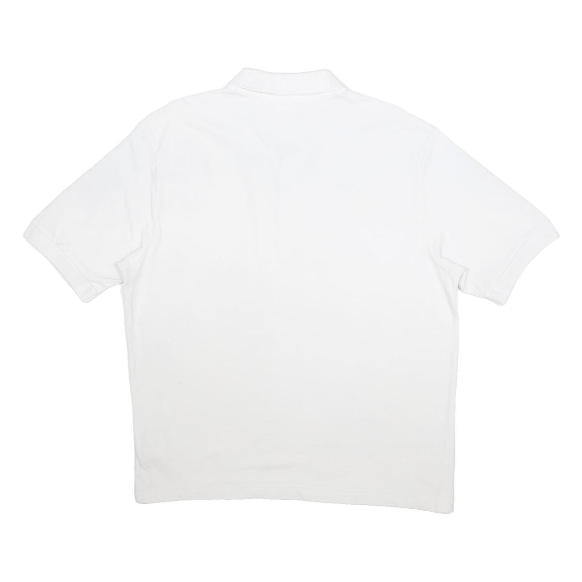 KAPPA Mens White Short Sleeve Plain 2XL Cotton Polo Shirt Casual Basic