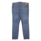 LEVI'S 512 Tapered Mens Jeans Blue Slim Tapered Denim Medium W38 L30 Distressed