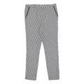 TU Womens Black & White Slim Skinny Woven Check Trousers W28 L27 Zip Closure