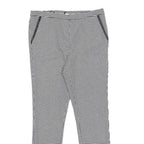 TU Womens Black & White Slim Skinny Woven Check Trousers W28 L27 Zip Closure
