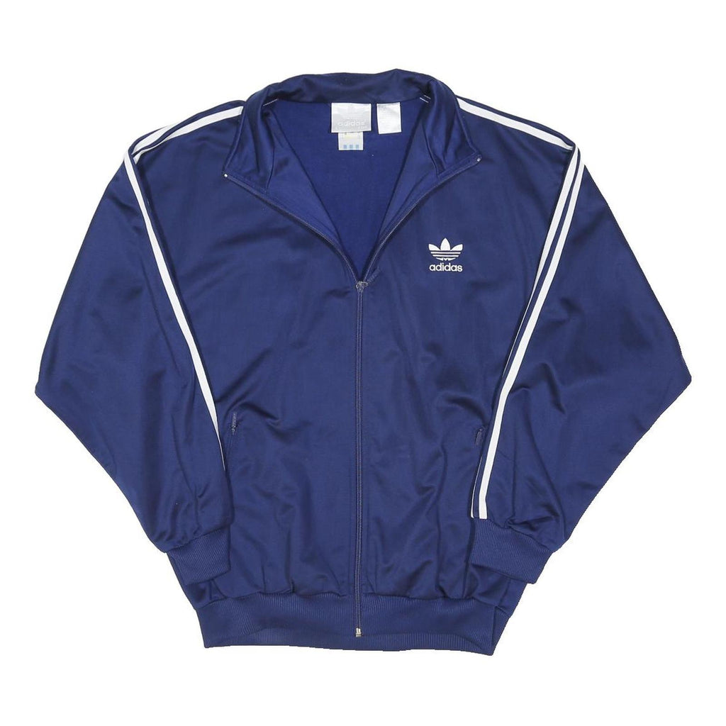 ADIDAS ORIGINALS Mens Blue Jacket L Polyester Blend Track Sportswear Zip