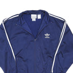 ADIDAS ORIGINALS Mens Blue Jacket L Polyester Blend Track Sportswear Zip