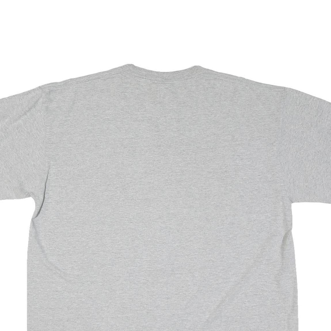 CHAMPION Mens Grey Basketball Midwest Regional Graphic T-Shirt XL Crew Neck