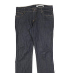 DKNY Mens Regular Fit Blue Denim Jeans W34 L33 Zip Cotton Blend Classic Style