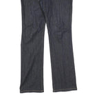 DKNY Mens Regular Fit Blue Denim Jeans W34 L33 Zip Cotton Blend Classic Style