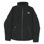 THE NORTH FACE Womens Black Softshell Jacket S Polyester Blend Zip Outdoor