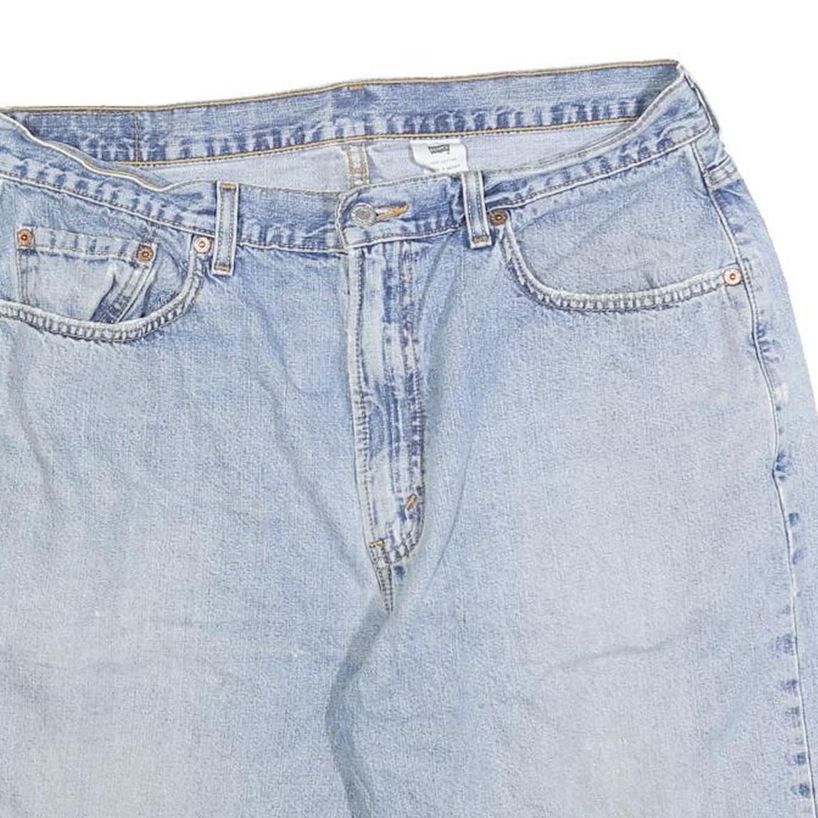 LEVI'S Mens Shorts Blue Casual Denim L W36 Classic Cotton Blend Relaxed