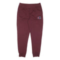 CHAMPION Mens Joggers Maroon Slim Tapered L W38 L32 Logo Casual Loungewear