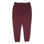 CHAMPION Mens Joggers Maroon Slim Tapered L W38 L32 Logo Casual Loungewear