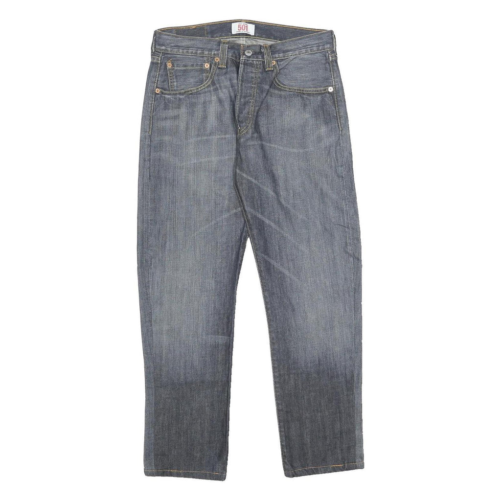 LEVI'S Mens Blue Slim Straight Denim Medium Cotton W31 L30 Button Classic Jeans