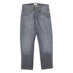 LEVI'S Mens Blue Slim Straight Denim Medium Cotton W31 L30 Button Classic Jeans