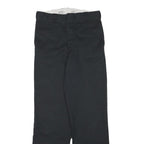 DICKIES Mens Black Regular Fit Straight Trousers W29 L30 Workwear Casual