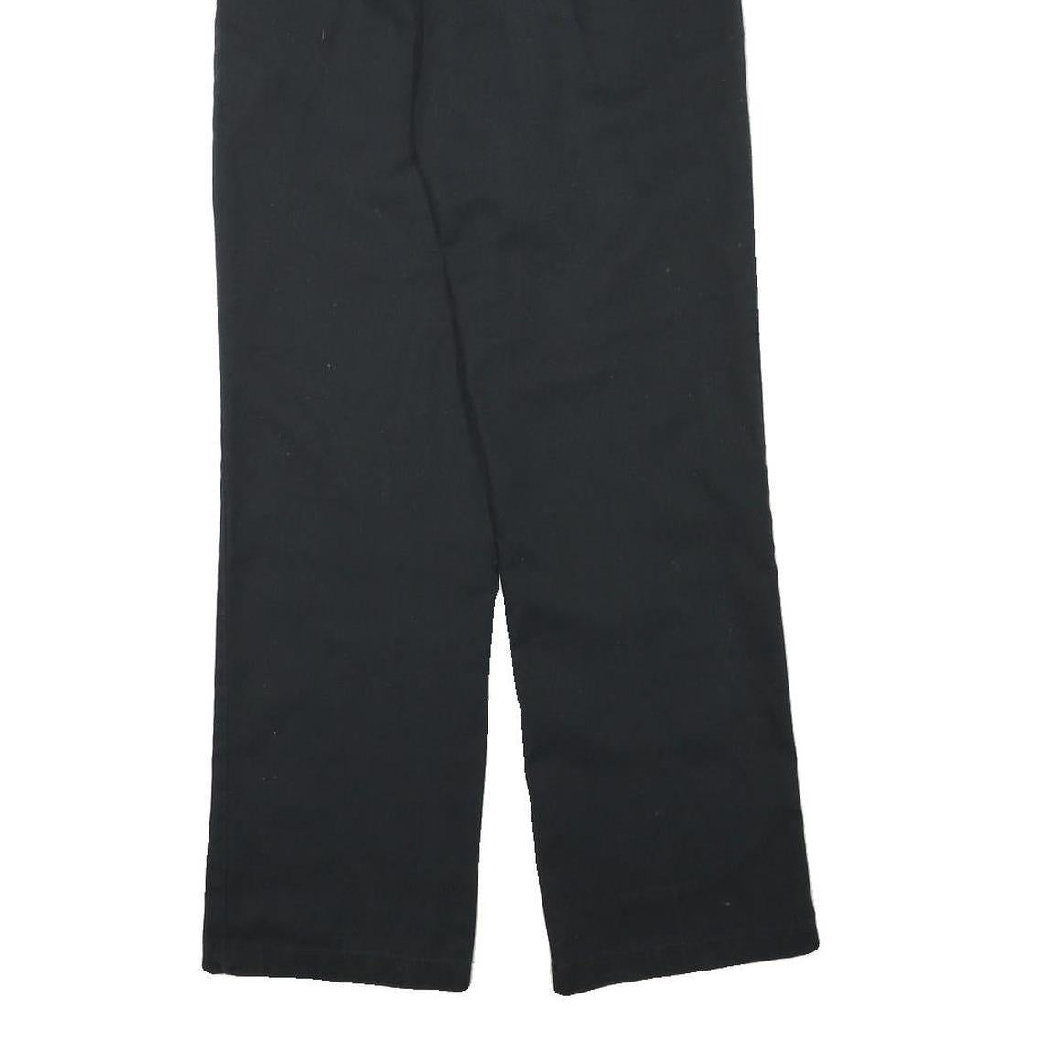 DICKIES Mens Black Regular Fit Straight Trousers W29 L30 Workwear Casual
