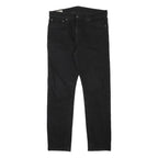 LEVI'S 502 BIG E Mens Jeans Black Slim Straight Denim W32 L32 Zip Cotton Blend