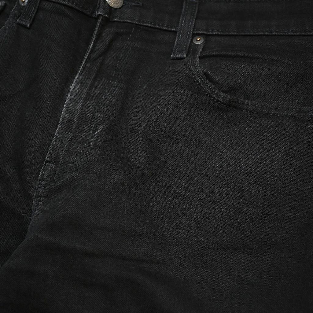 LEVI'S 502 BIG E Mens Jeans Black Slim Straight Denim W32 L32 Zip Cotton Blend