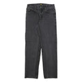 LEE Mens Jeans Black Regular Straight Denim Medium W31 L32 Classic Zip Cotton