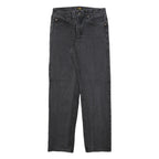 LEE Mens Jeans Black Regular Straight Denim Medium W31 L32 Classic Zip Cotton