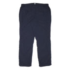 EP Mens Polyester Blend Navy Regular Fit Straight Leg Trousers W38 L32 Zip