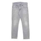 LEVI'S 511 Slim Mens Jeans Grey Slim Skinny Denim Medium W30 L26 Zip