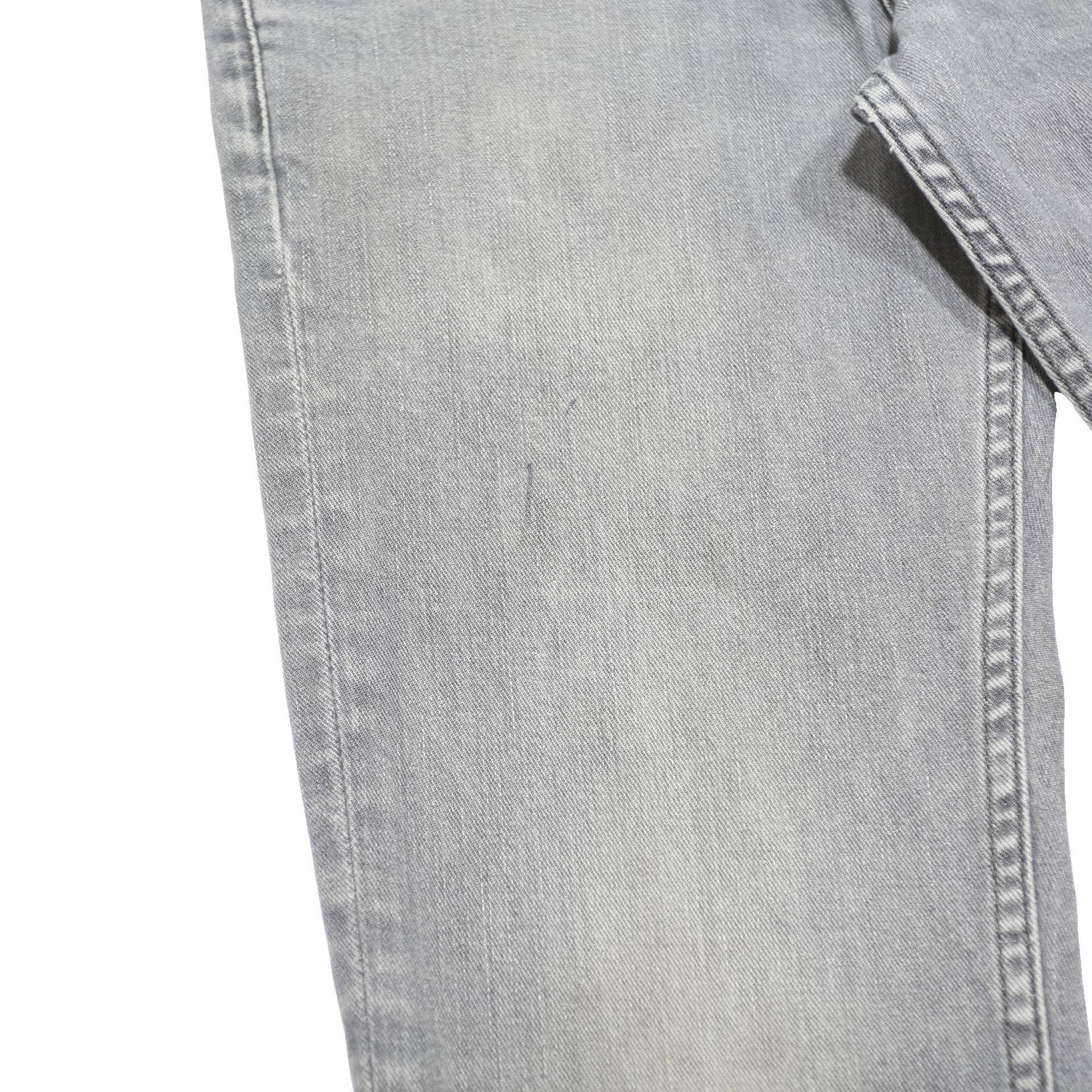 LEVI'S 511 Slim Mens Jeans Grey Slim Skinny Denim Medium W30 L26 Zip