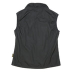 JACK WOLFSKIN Womens Black Outdoor Jacket UK 14 Nylon Zip Sleeveless Lightweight