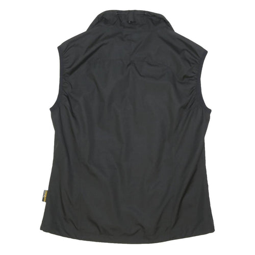 JACK WOLFSKIN Womens Black Outdoor Jacket UK 14 Nylon Zip Sleeveless Lightweight