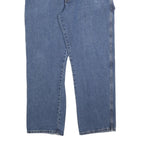 DICKIES Mens Blue Regular Fit Carpenter Denim Jeans W40 L32 Workwear Zip Closure