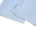 LEVI'S 521 02 Mens Jeans Blue Regular Straight Denim Light W36 L28 Zip