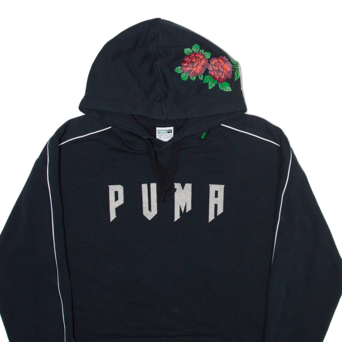PUMA Womens Blue Hoodie UK 10