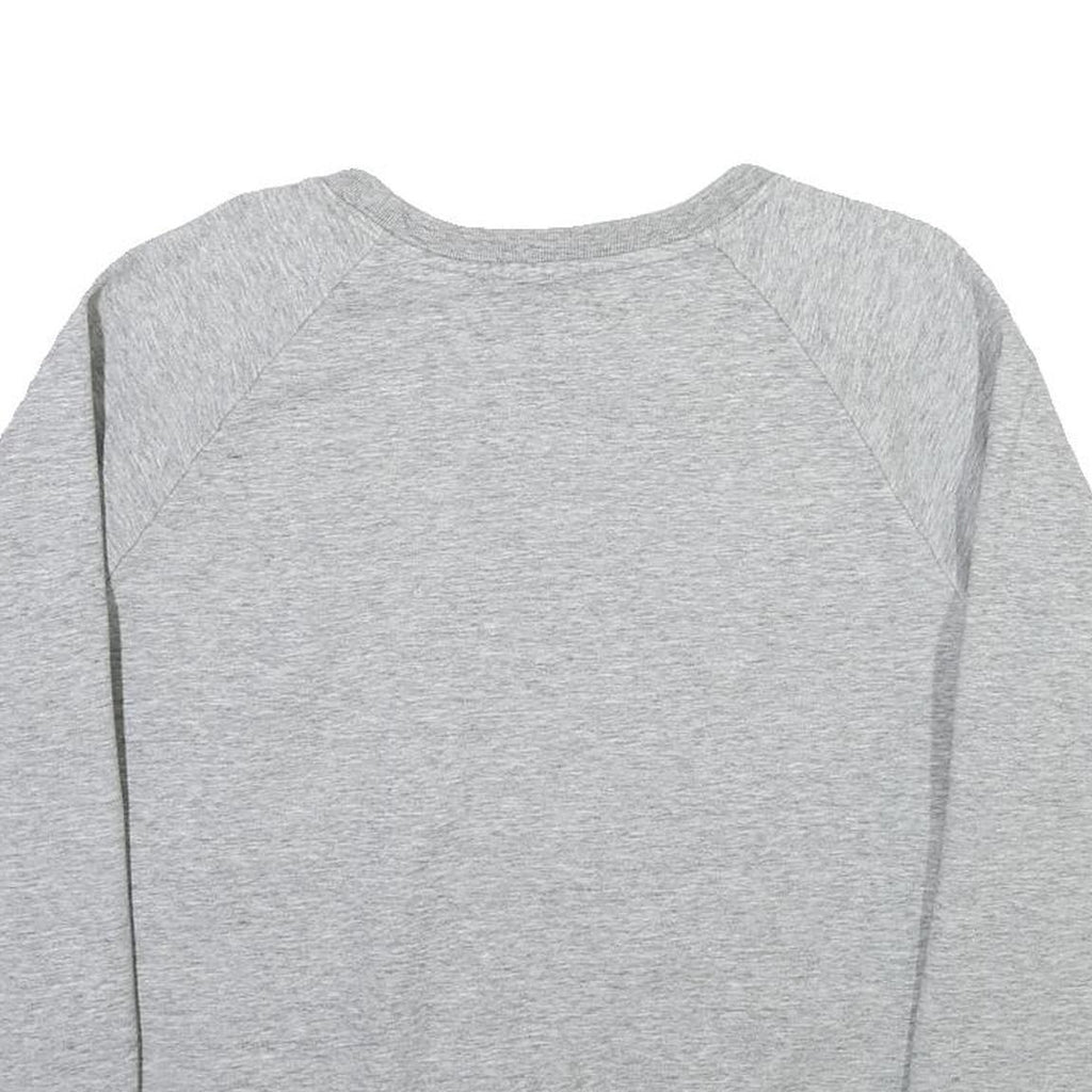 LEVI'S Mens Grey Crew Neck M Cotton Blend Sweatshirt Pullover Casual Logo