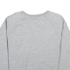 LEVI'S Mens Grey Crew Neck M Cotton Blend Sweatshirt Pullover Casual Logo