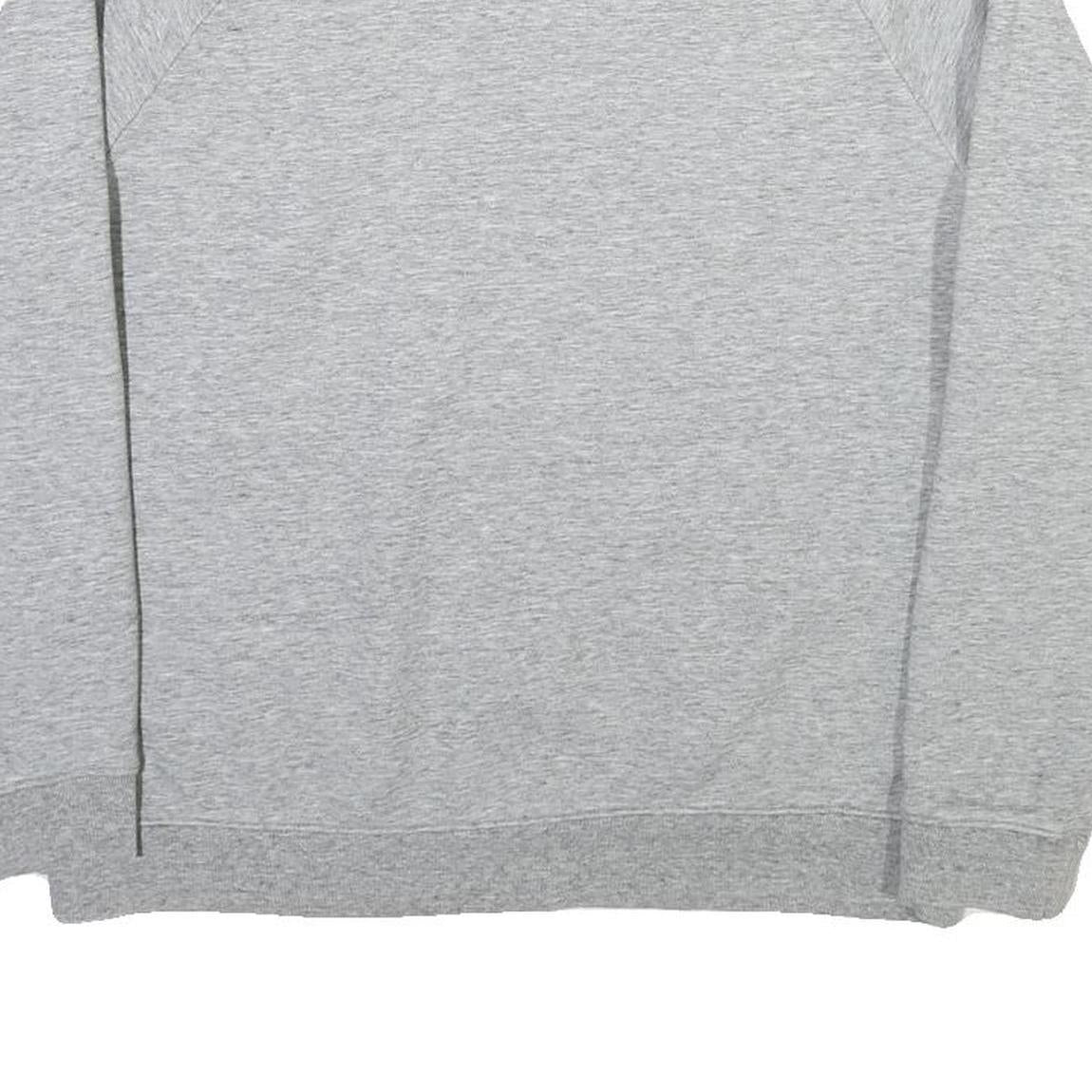 LEVI'S Mens Grey Crew Neck M Cotton Blend Sweatshirt Pullover Casual Logo