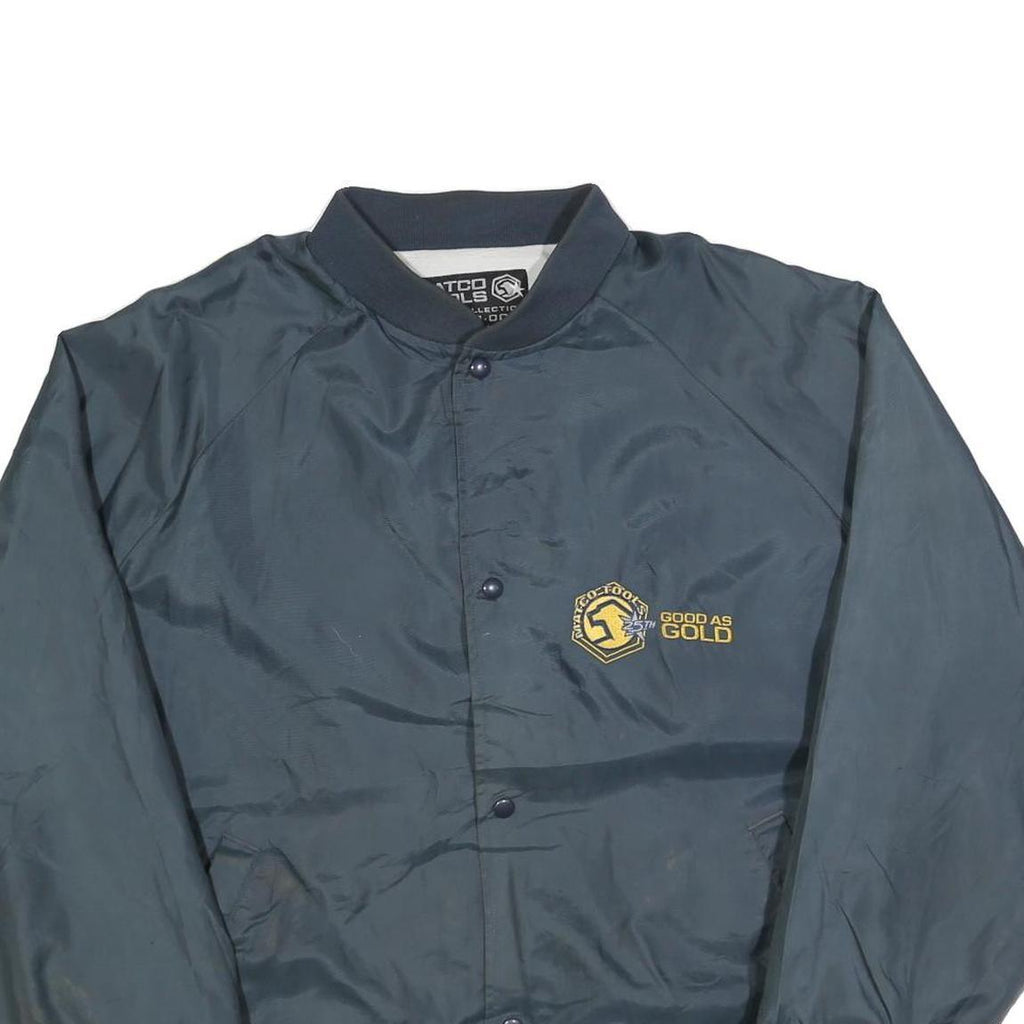 MATCO TOOLS Mens Navy Blue Jacket XL Polyester Button Plain Logo Workwear