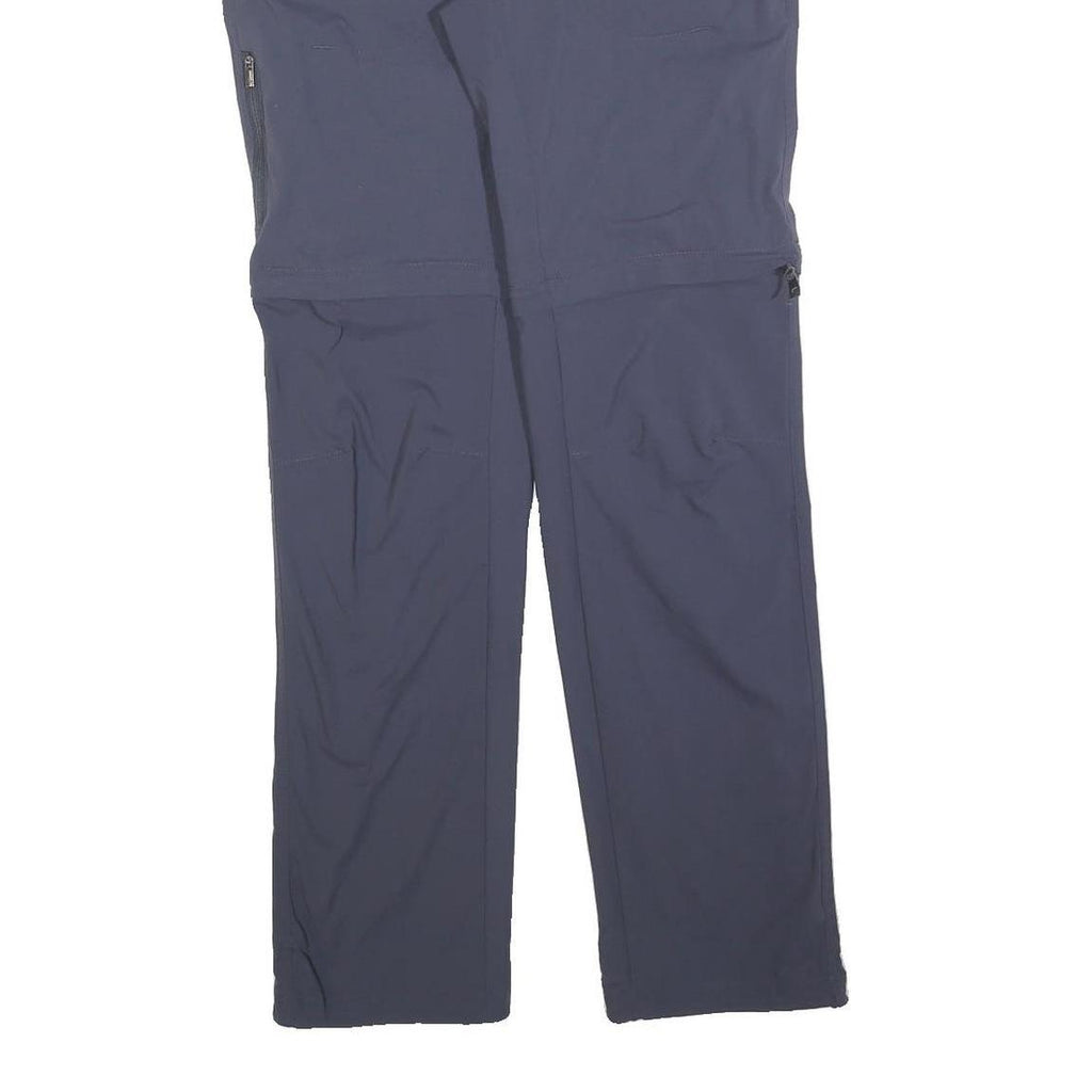 COLUMBIA Womens Polyester Blend Navy Slim Zip Trousers W32 L32 Outdoor