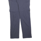 COLUMBIA Womens Polyester Blend Navy Slim Zip Trousers W32 L32 Outdoor