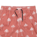 Mesh Lining Mens Swimming Shorts Pink Floral 2XL W36
