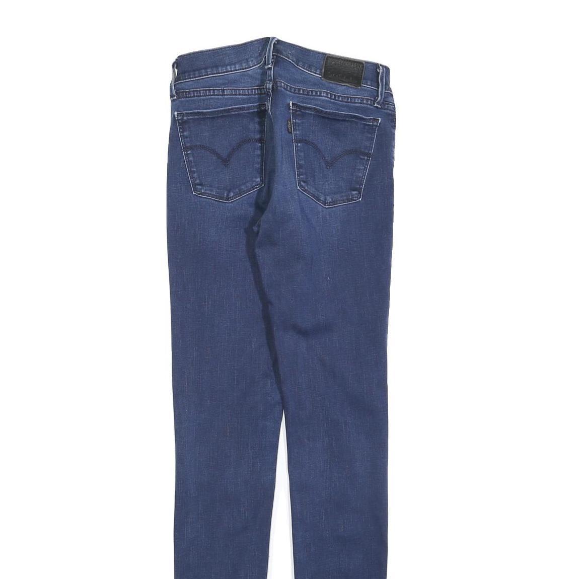 LEVI'S 710 Womens Jeans Blue Slim Skinny Denim Medium W27 L32 Stretch Cotton