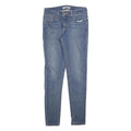 LEVI'S 535 Womens Slim Blue Denim Light W29 L30 Slim Fit Zip Jeans