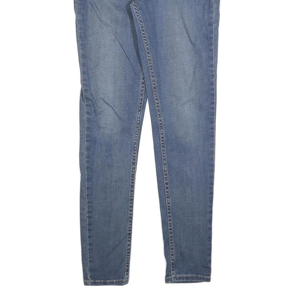 LEVI'S 535 Womens Slim Blue Denim Light W29 L30 Slim Fit Zip Jeans