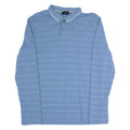 TED BAKER Mens Polo Shirt Blue Long Sleeve M