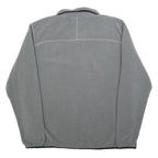 THE NORTH FACE Mens Grey Pullover Plain Crew Neck Basic Knit L Fleece Jumper