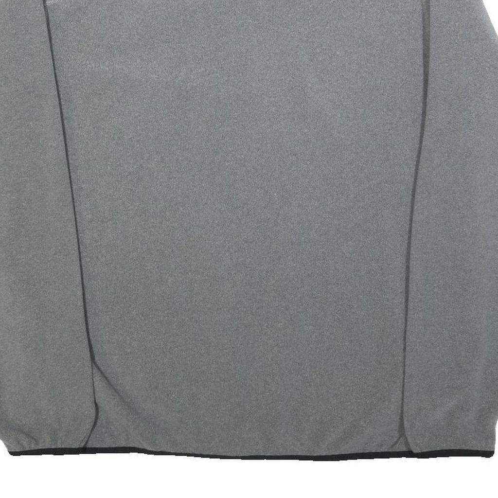 THE NORTH FACE Mens Grey Pullover Plain Crew Neck Basic Knit L Fleece Jumper