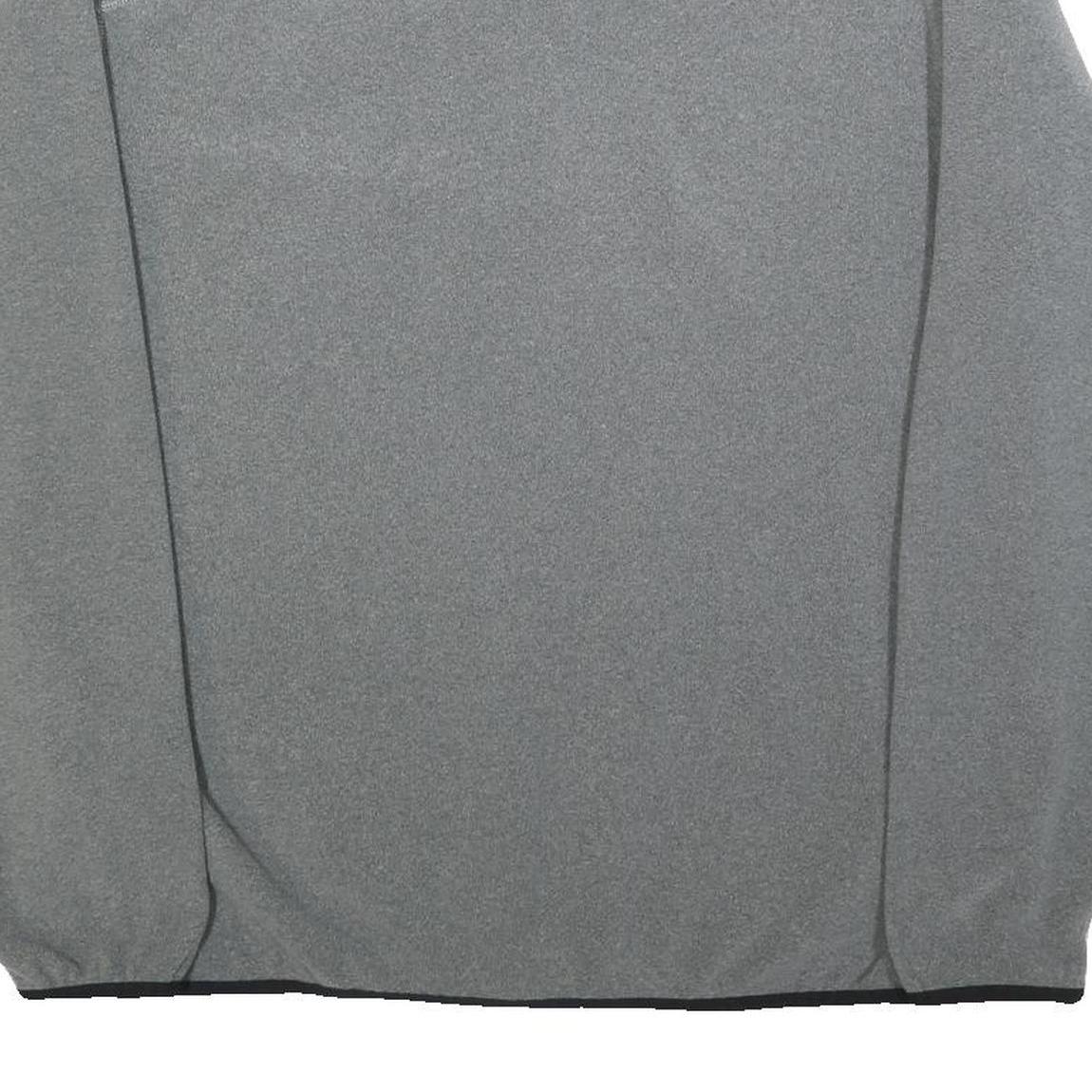 THE NORTH FACE Mens Grey Pullover Plain Crew Neck Basic Knit L Fleece Jumper