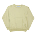 NORMAN GREEN Mens Beige Cotton Blend Crew Neck M Plain Pullover Sweatshirt