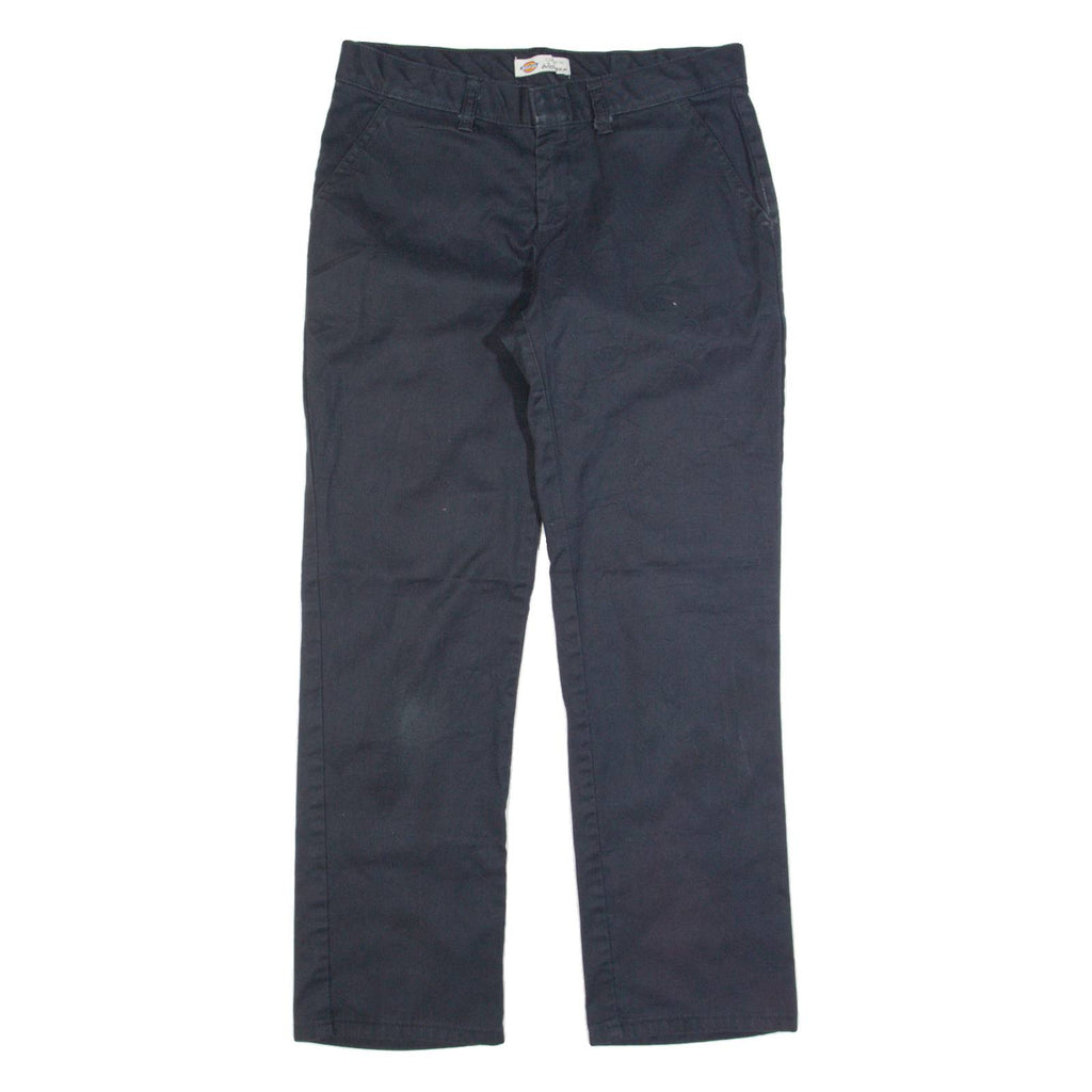 DICKIES Workwear Womens Trousers Black Regular Straight W30 L27