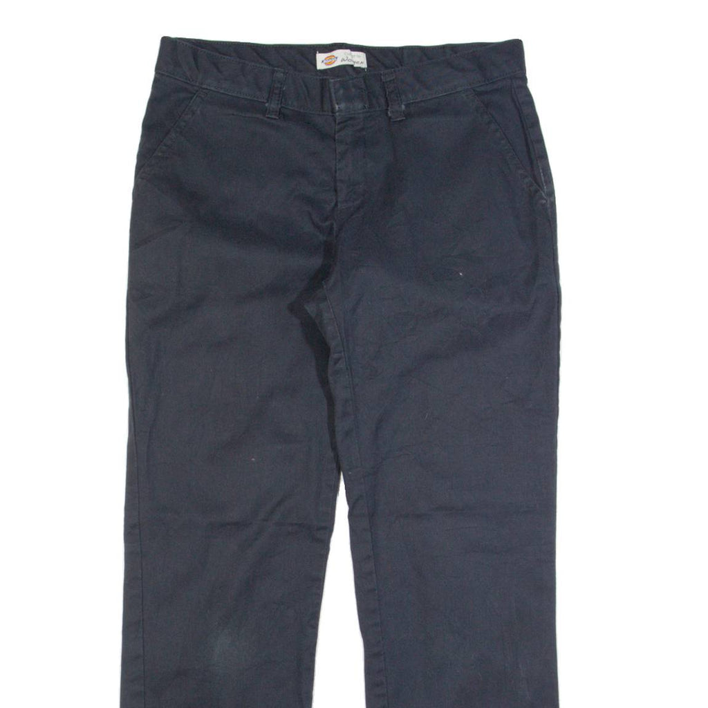 DICKIES Workwear Womens Trousers Black Regular Straight W30 L27