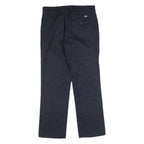 DICKIES Workwear Womens Trousers Black Regular Straight W30 L27