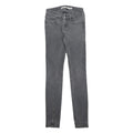 CALVIN KLEIN JEANS Womens Grey Slim Skinny Denim Medium W23 L29 Stretch Zip